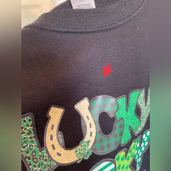 Gildan 100% Heavy Cotton Custom St. Patrick’s Day Graphic T-shirt Women’s Medium - Picture 8 of 13